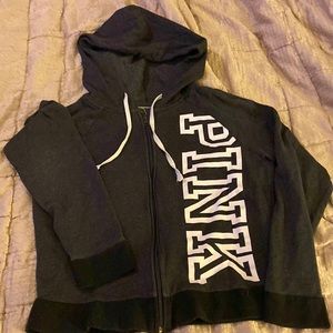 Pink zip hoodie